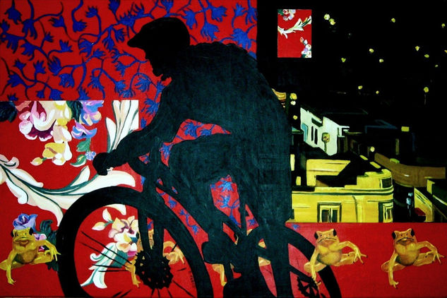 el ciclista Acrylic Canvas Others