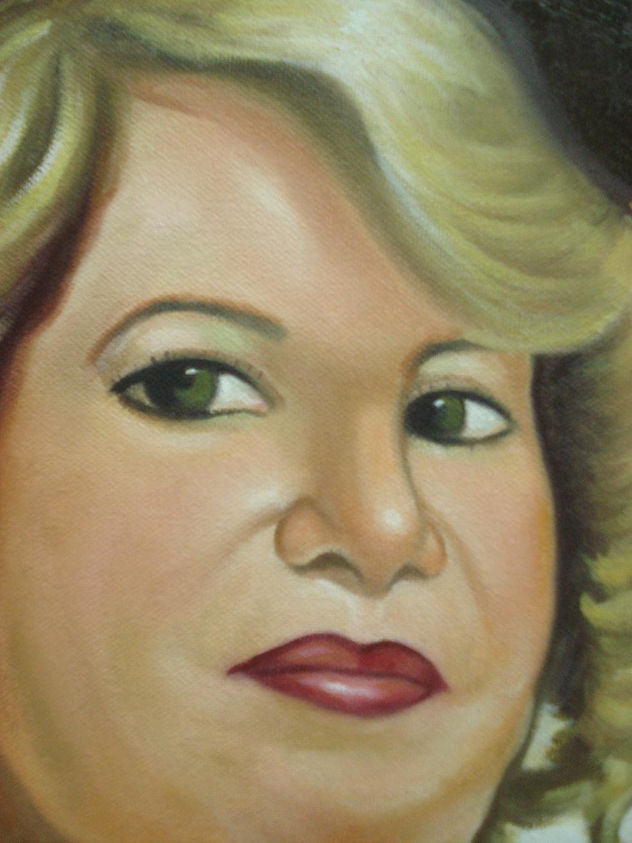 DETALLE DEL RETRATO DE MAGDELENA