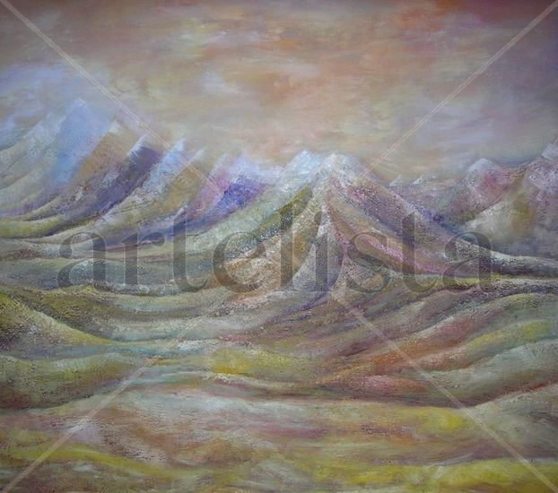 Los Alpes Oil Canvas Landscaping