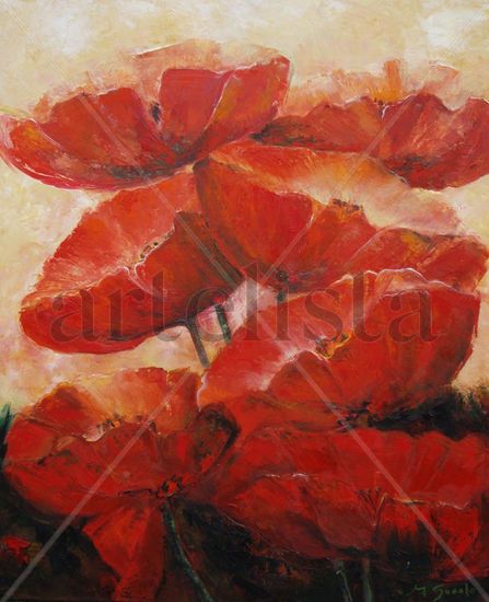 Amapolas Oil Canvas Landscaping