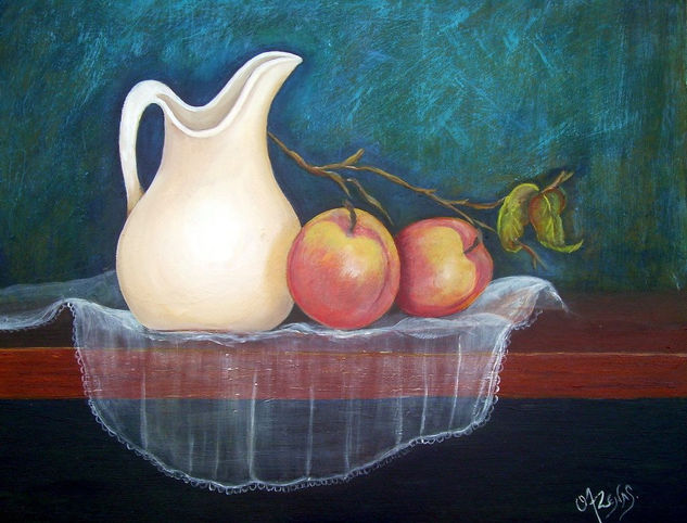 Bodegòn Oil Panel Still Life Paintings