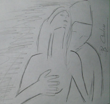 Amantes en blanco y...