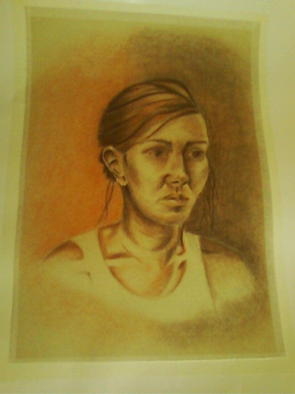 retrato en sepia