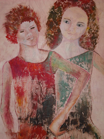 CHICAS Oil Canvas Figure Painting