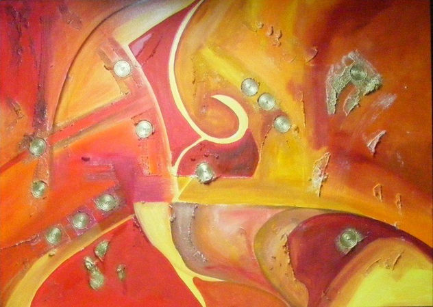 cuadro moderno texturado