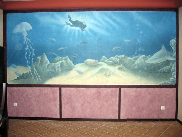 Mural Submarino Acrylic Others Landscaping