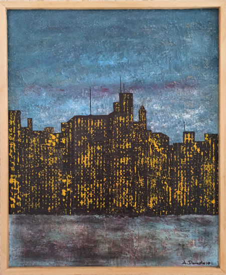 Cae la noche Acrylic Panel Landscaping