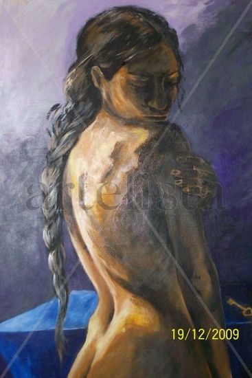 la mujer Oil Canvas Figure Painting