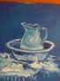 porcelana azul . 2008. Oleo