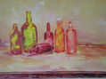 botellas fauves 2 .2008.acrílico