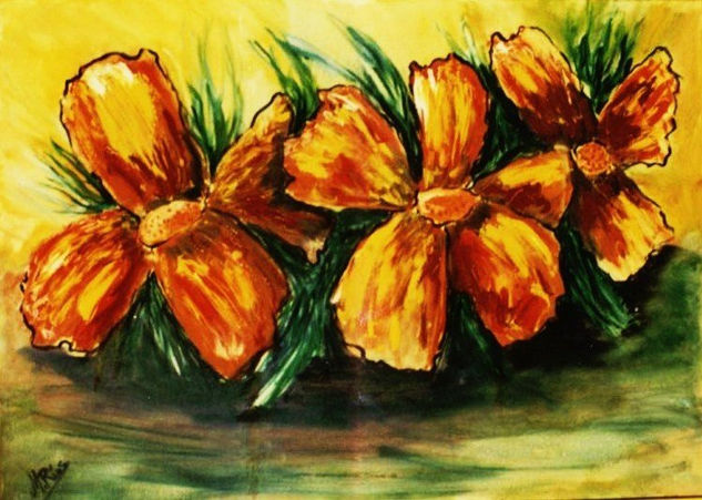 ARDOR Y DIVINIDAD Oil Canvas Floral Painting