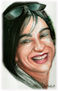 Retrato rápido al pastel