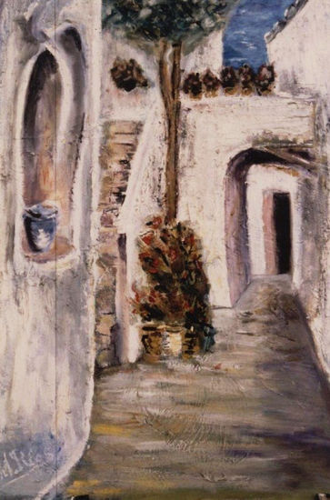 EL PATIO Oil Canvas Others