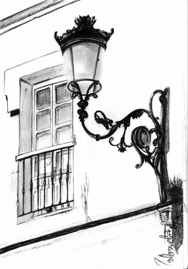 Farola del Puerto. Tinta