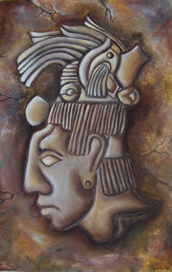 Rey Pakal Media Mixta Tabla Figura