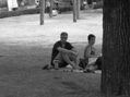 en el parque