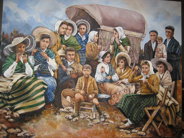 Manchegas en la romería
