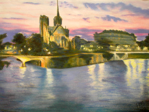 Paris Pastel Paper Landscaping