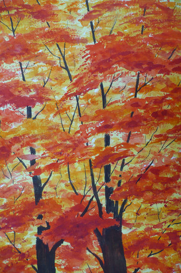 Bosques de otoño Watercolour Paper Landscaping