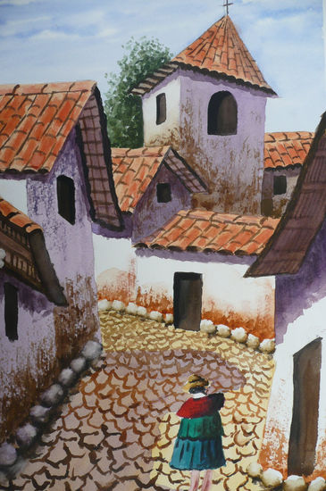 Pueblos de Mexico Watercolour Paper Landscaping