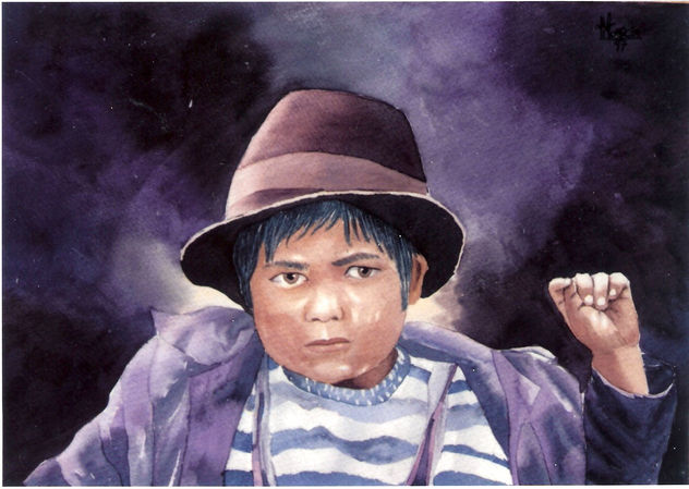 Niño boyaco