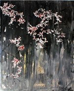 Cherry blossom at night / cerezo en flor  de noche > N-X 07