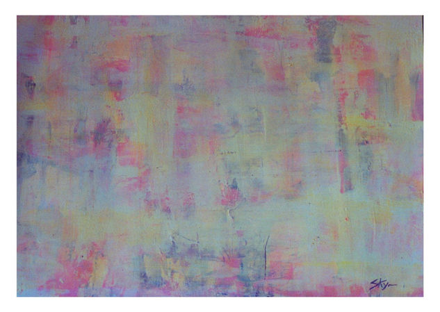 Dos (Sky) Mixed media Card Others