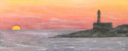 Atardecer en el Faro