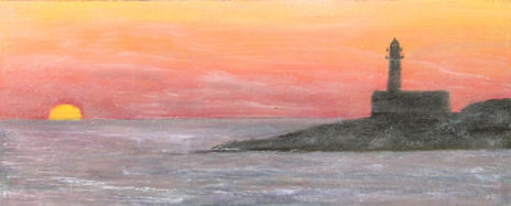 Atardecer en el Faro
