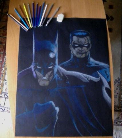 Batman and Nightwing Lápiz