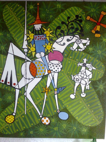 Dom Quixote III Oil Canvas Landscaping