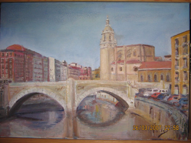 San Antón Oil Canvas Landscaping