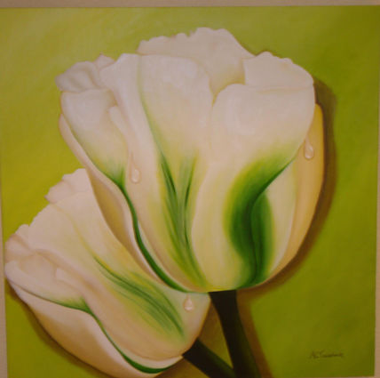 Tulipanes verdes