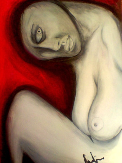 culpable Oil Paper Nude Paintings