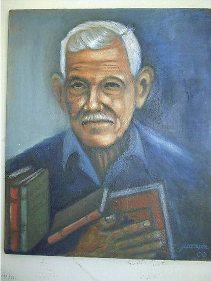 Don Américo Óleo Lienzo