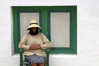 Abuela al fresco