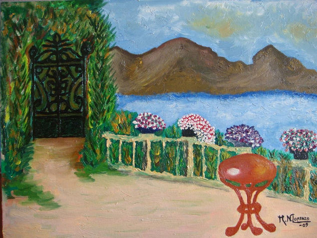 Mirador Oil Canvas Landscaping