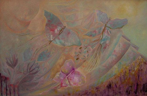 Mariposas Oil Canvas Landscaping