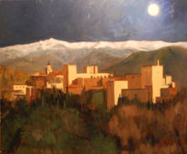 La Alhambra iluminada