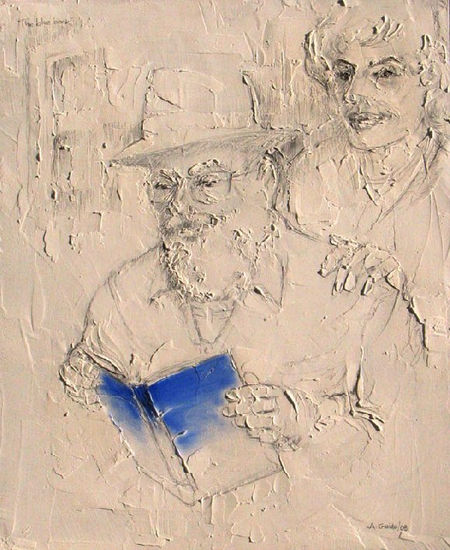 The blue book Mixed Media