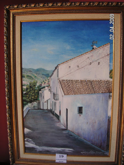 LA CASA DE MIS PADRES Oil Canvas Landscaping