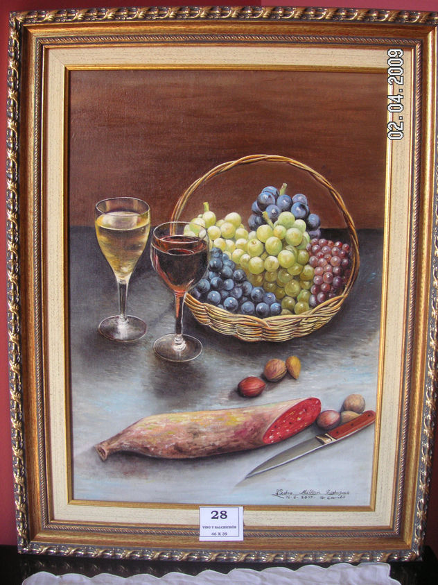 VINO Y SALCHICHON