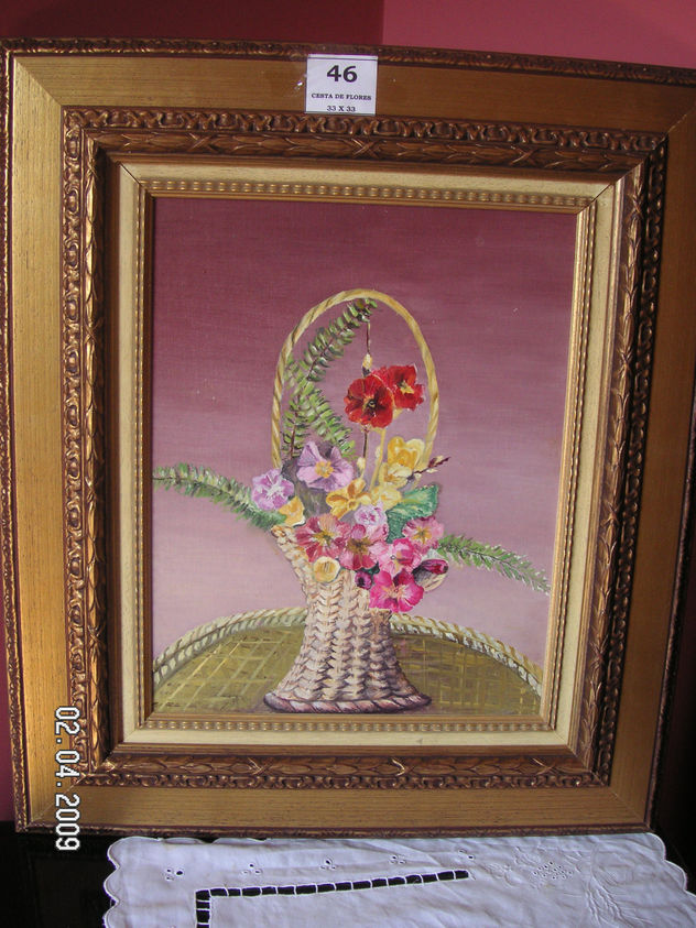 CESTA DE FLORES