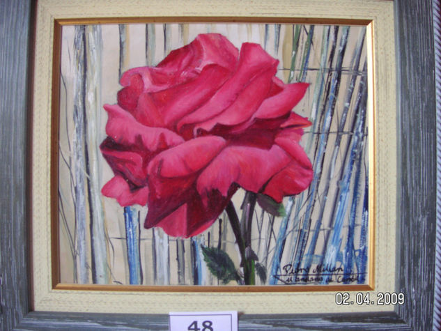 LA ROSA Oil Canvas Floral Painting