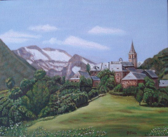 Valle de Arán Oil Canvas Landscaping