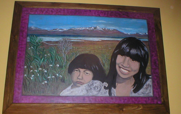 Chicos Yámanas Acrylic Panel Landscaping