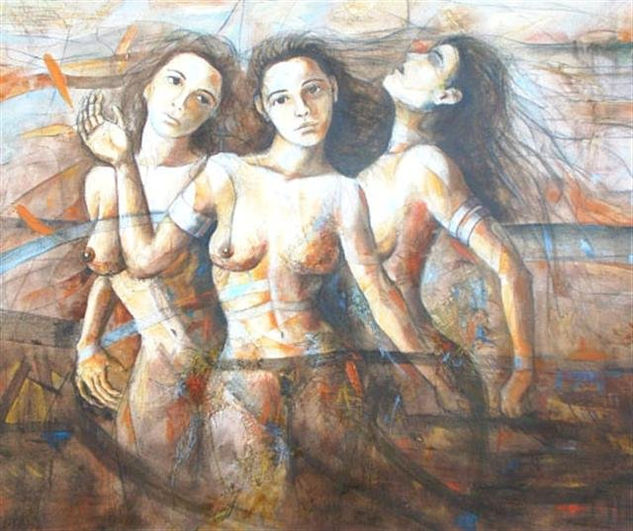 trez Oil Canvas Nude Paintings