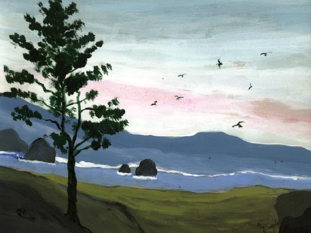 PAISAJE CON PÁJAROS