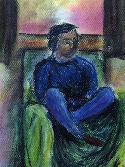 HOMBRE Pastel Others Figure Painting