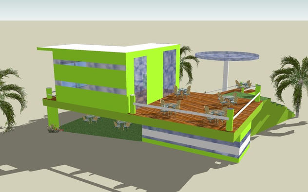 PROYECTO RESTAURANTE VISTA POSTERIOR